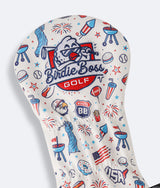 USA Headcover White