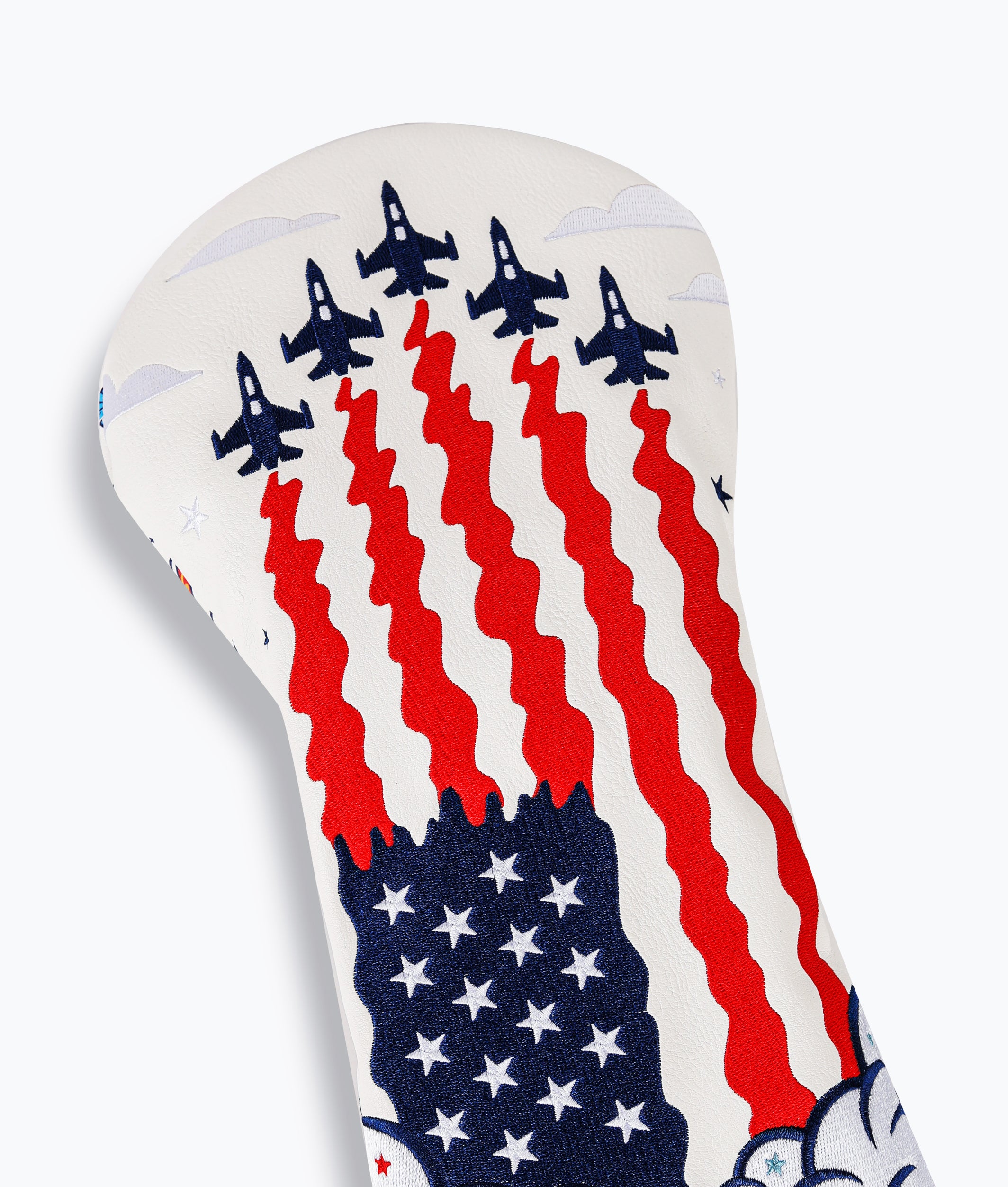 USA Headcover White