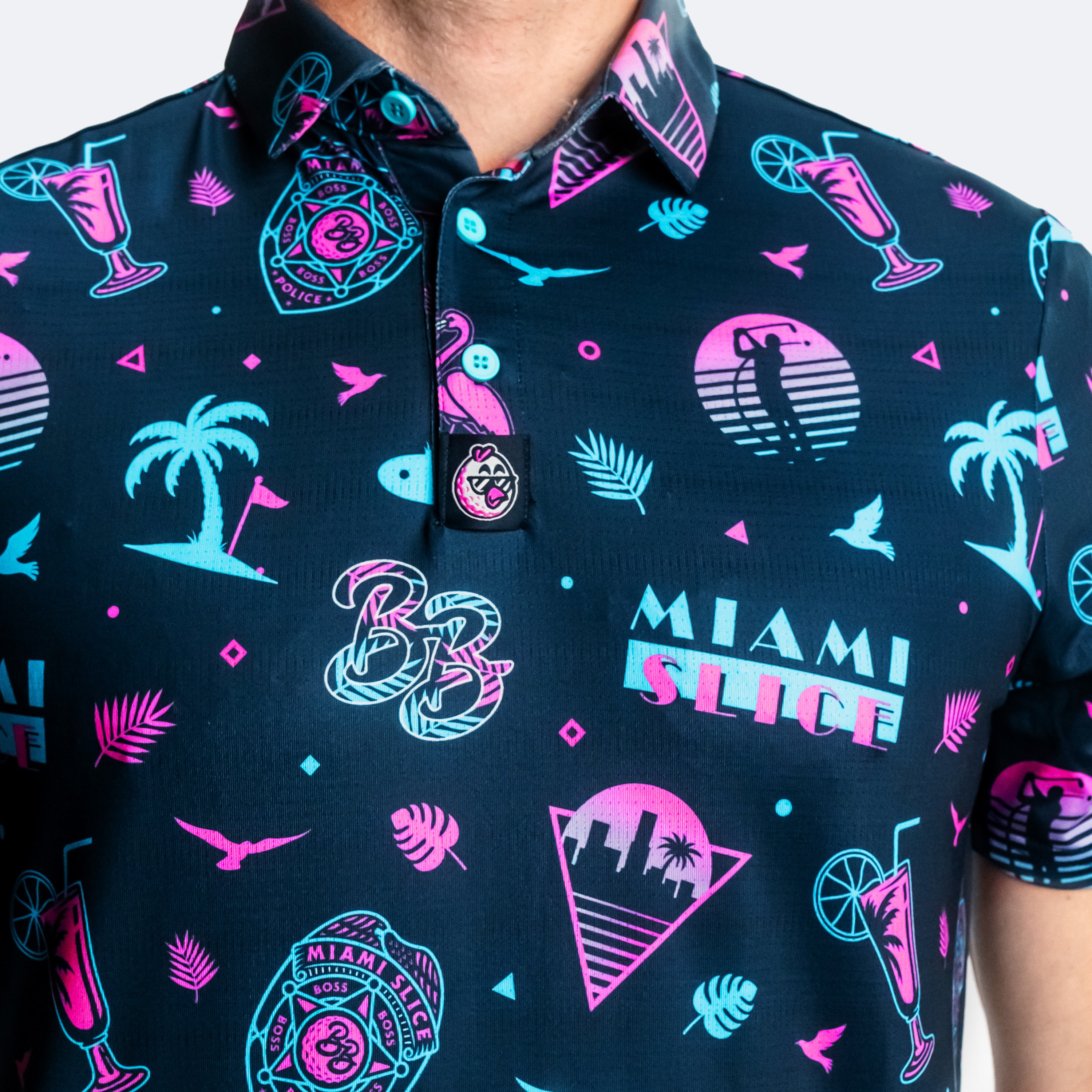 Miami Slice Polo Dark