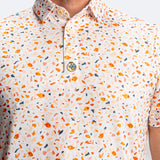 Terrazzo Goldfish Polo White