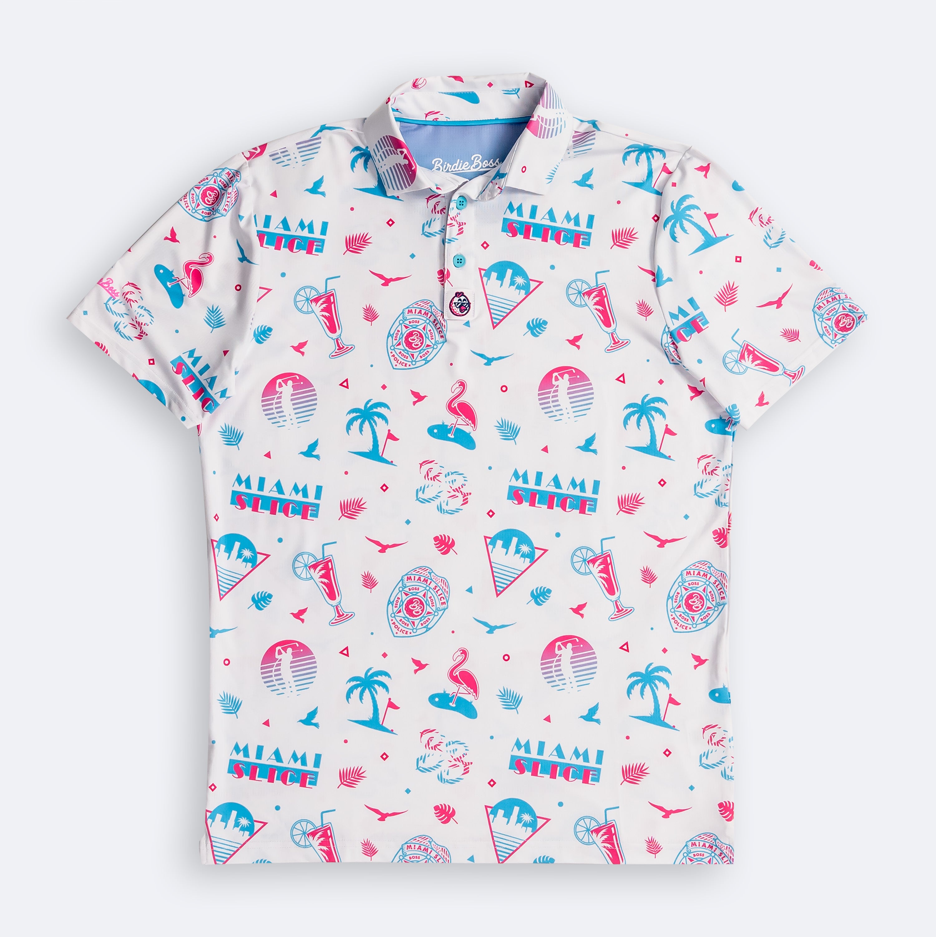 Miami Slice Polo White