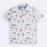 Miami Slice Polo White