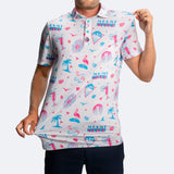 Miami Slice Polo White