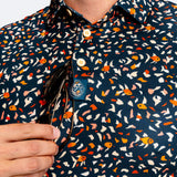 Terrazzo Goldfish Polo Dark